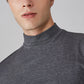 Férfi magas nyakú Slim Fit póló