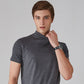 Férfi magas nyakú Slim Fit póló