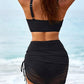 🏝️Csábító, testformáló, áttetsző hálós fürdőruha szett💖👙