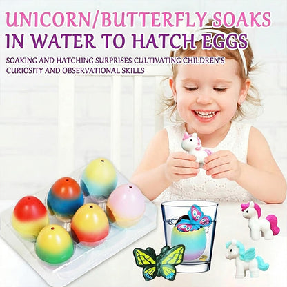 🐣🦄 6 db Varázslatos Keltetőtojás játék