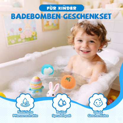 12 darabos fürdőbomba ajándékkészlet gyerekeknek