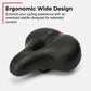 Ergonomikus, memóriahabos, lélegző kerékpárnyereg