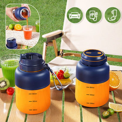 🧃🥤 IPX6 vízálló hordozható gyümölcscentrifuga | 20–50 W-os motor, Type-C töltés, törésálló PETG pohár – gyerekek és felnőttek számára egyaránt biztonságos 🏃✨🌿