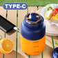 🧃🥤 IPX6 vízálló hordozható gyümölcscentrifuga | 20–50 W-os motor, Type-C töltés, törésálló PETG pohár – gyerekek és felnőttek számára egyaránt biztonságos 🏃✨🌿