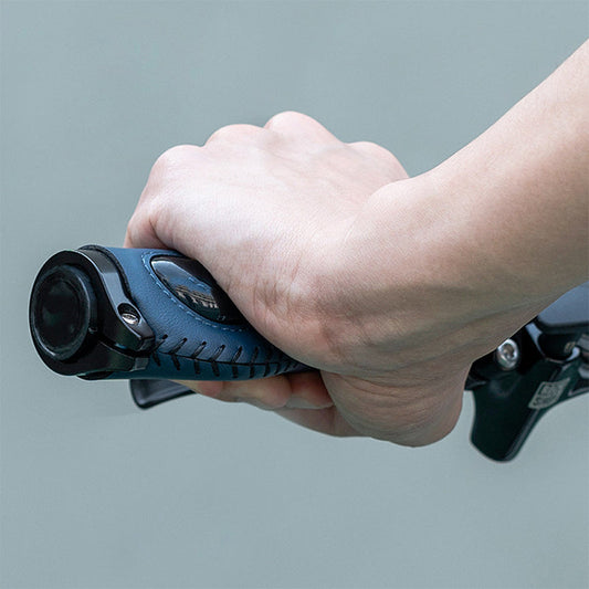 🚴 🖐️ Ergonómikus kerékpár markolat tenyértámasszal – szárnyas kialakítás, dupla rögzítés és ütéscsillapító TPR ✨