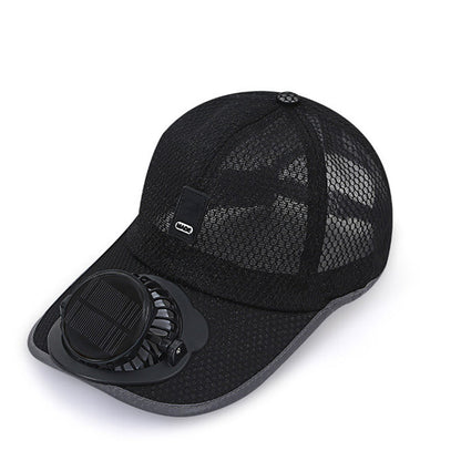 🧢🔥Lélegző baseball sapka napelemes ventilátorral