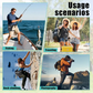 🏍️ Többfunkciós, vízálló kerékpáros combtáska
