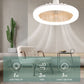 💡🌀LED VENTILÁTOR TÁVIRÁNYÍTÓVAL – CSENDES, 3 SZÍN, 3 SEBESSÉG