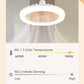 💡🌀LED VENTILÁTOR TÁVIRÁNYÍTÓVAL – CSENDES, 3 SZÍN, 3 SEBESSÉG