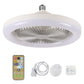 💡🌀LED VENTILÁTOR TÁVIRÁNYÍTÓVAL – CSENDES, 3 SZÍN, 3 SEBESSÉG
