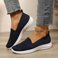 Női légáteresztő hálós slip-on sétacipő