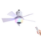 🌈Intelligens mennyezeti ventilátor világítással, RGB-vel és Bluetooth-hangszóróval