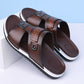 Férfi műbőr slip-on szandál 👞