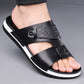 Férfi műbőr slip-on szandál 👞