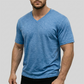 Κλασικό ανδρικό T-shirt με V-neck για καθημερινή χρήση