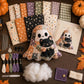 🧵👻HALLOWEENI DIY PATCHWORK KÉSZLET – KIS SZELLEMES, KREATÍV ÉS HANGULATOS