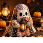 🧵👻HALLOWEENI DIY PATCHWORK KÉSZLET – KIS SZELLEMES, KREATÍV ÉS HANGULATOS