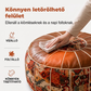 Többfunkciós tárolós puff, lábtartó és ülőke