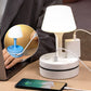 🛏️💡 Ágy melléki lámpa AC aljzattal és USB portokkal: Töltés és fény egyben 🔌🛡️
