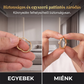 ✨💍Csillogó cirkónia üreges karika fülbevalók – Könnyed elegancia, lenyűgöző csillogás