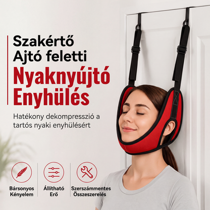 💪 A nyakfájdalom enyhítésére szolgáló, ajtóra szerelhető nyaki nyújtókészülék – otthoni megoldás a feszült nyakizmoknak