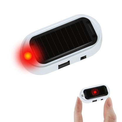 ☀️🚨Kompakt napelemes lopásgátló LED villogó lámpa – Feltűnő riasztás, energiatakarékos, könnyen telepíthető