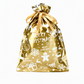 10 darabos karácsonyi zsinóros édességajándék-tasak