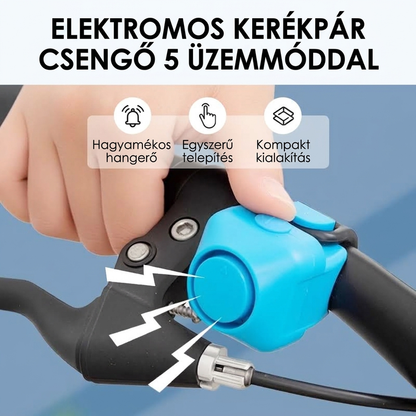5 üzemmódos elektromos kerékpárcsengő