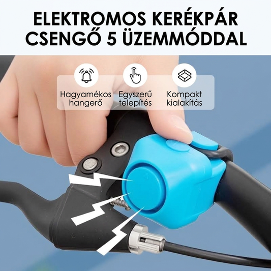 5 üzemmódos elektromos kerékpárcsengő