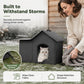🐱🏠 Meleg és biztonságos menedék a kóbor macskáknak – minden időjárásban!