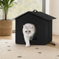 🐱🏠 Meleg és biztonságos menedék a kóbor macskáknak – minden időjárásban!