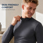 👔 Férfi karcsúsított szabású ál-turtleneck felső – Elegáns viselet hétköznapokra és munkahelyre