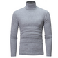 👔 Férfi karcsúsított szabású ál-turtleneck felső – Elegáns viselet hétköznapokra és munkahelyre