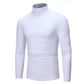 👔 Férfi karcsúsított szabású ál-turtleneck felső – Elegáns viselet hétköznapokra és munkahelyre